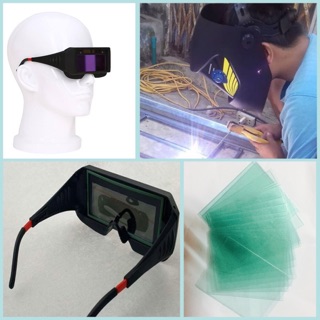 Combo Mũ hàn điện tử, Kính hàn điện tử + tặng meka chống sỉ