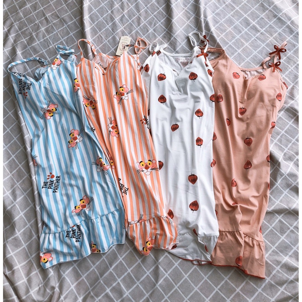 VÁY NGỦ 💖FREESHIP💖VÁY NGỦ NỮ 2 DÂY HÌNH TRÁI CÂY SIÊU ĐẸP, DỄ THƯƠNG AN04 - TATA.VN | BigBuy360 - bigbuy360.vn