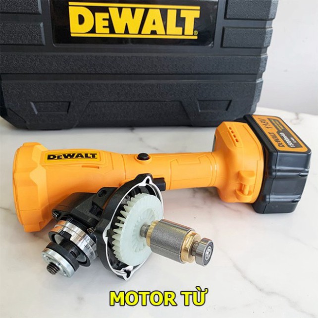 Máy mài, máy cắt dùng pin DEWALT 118V không chổi than, Lõi Đồng - Máy mài Góc