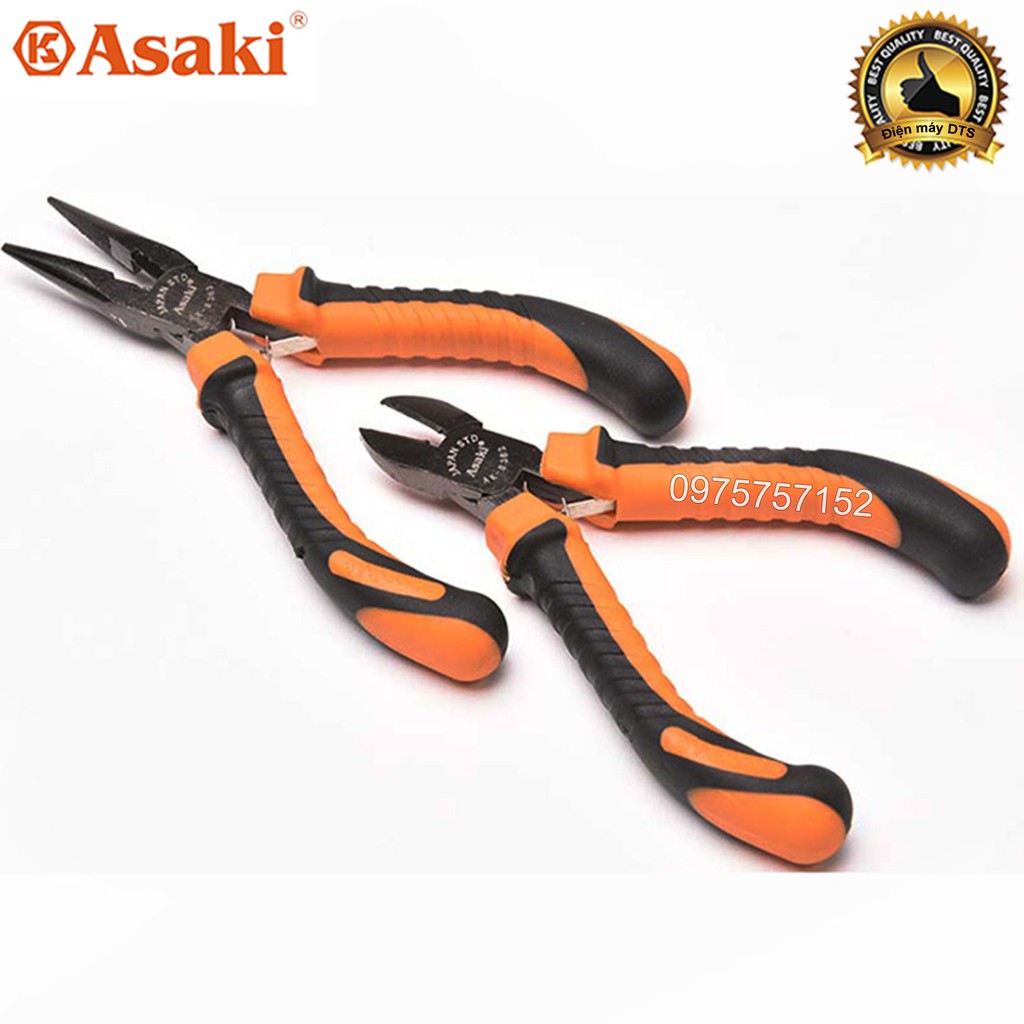 Bộ dụng cụ sửa chữa điện tử đa năng 15 chi tiết Asaki AK-9830