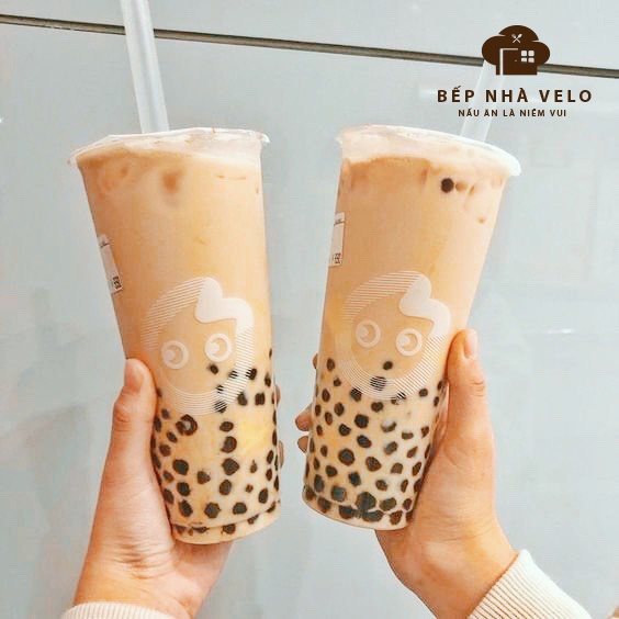 Set Trà Sữa OoLong Trân Châu Phô Mai - Trà sữa Pana Cotta - Nấu được 4.5L Cốt Trà - Bếp Nhà Velo