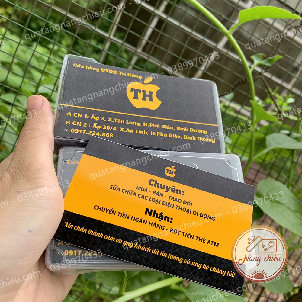 Thiết kế , in danh thiếp , namecard theo yêu cầu , Mẫu mã da dạng, Giấy dày dặn và cứng cáp, tặng kèm hộp