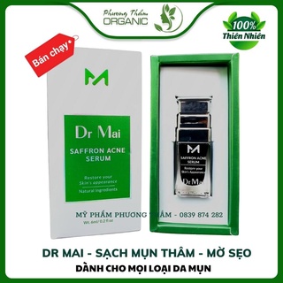 Dr Mai Mix saffron Serum sạch thâm mụn Dr Mai 6ml mẫu mới 2022, sạch thâm dưỡng da trắng sáng mịn màng