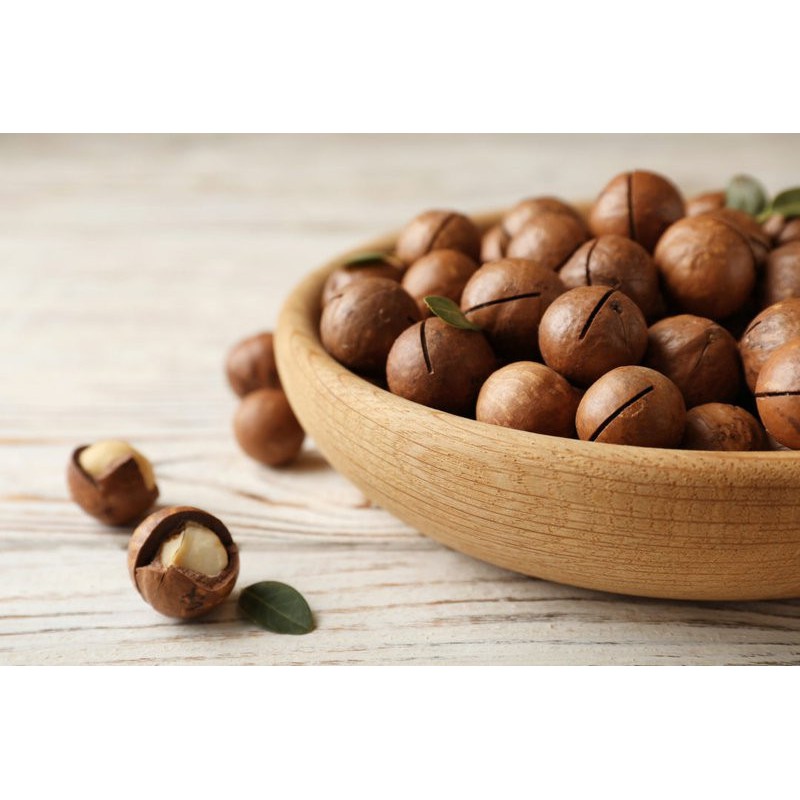 Hạt macca nứt vỏ organic,hạt to, đều chất lượng chuẩn tự nhiên thơm ngon Lodaz ăn vặt vừa ngon vừa rẻ Hà Nội