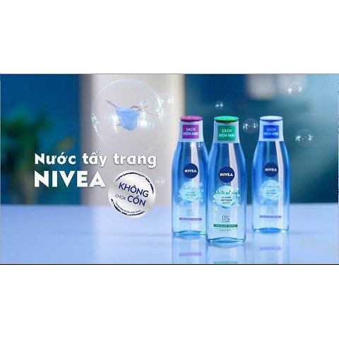 Nước tẩy trang không cồn NIVEA Makeup Clear Micellar Water 125ml