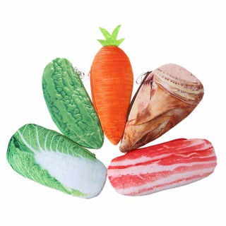 Bóp đựng viết thiết kế hình rau củ quả sáng tạo ngộ nghĩnh