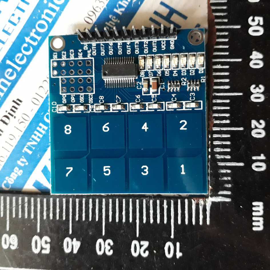Module Bàn Phím Cảm Ứng Chạm TTP229, 8 key kde2744