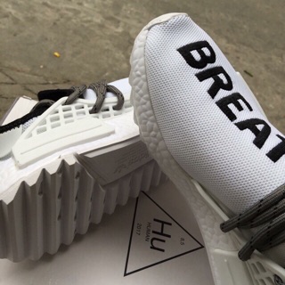 ( Ảnh thật ) Sneaker Human Race trắng chữ đen