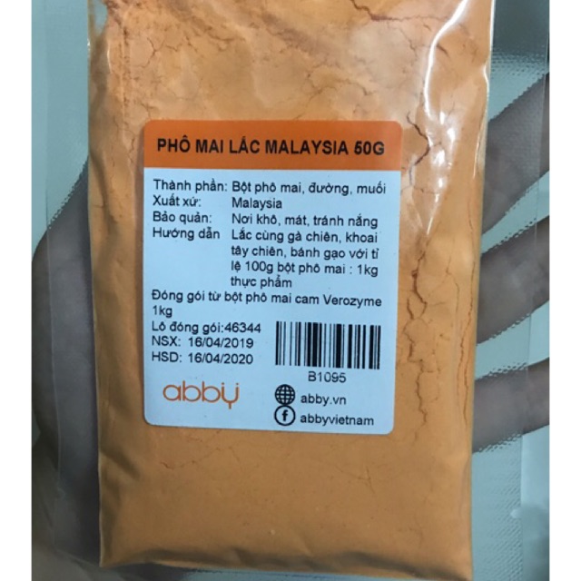Bột phomai Malaysia 50g