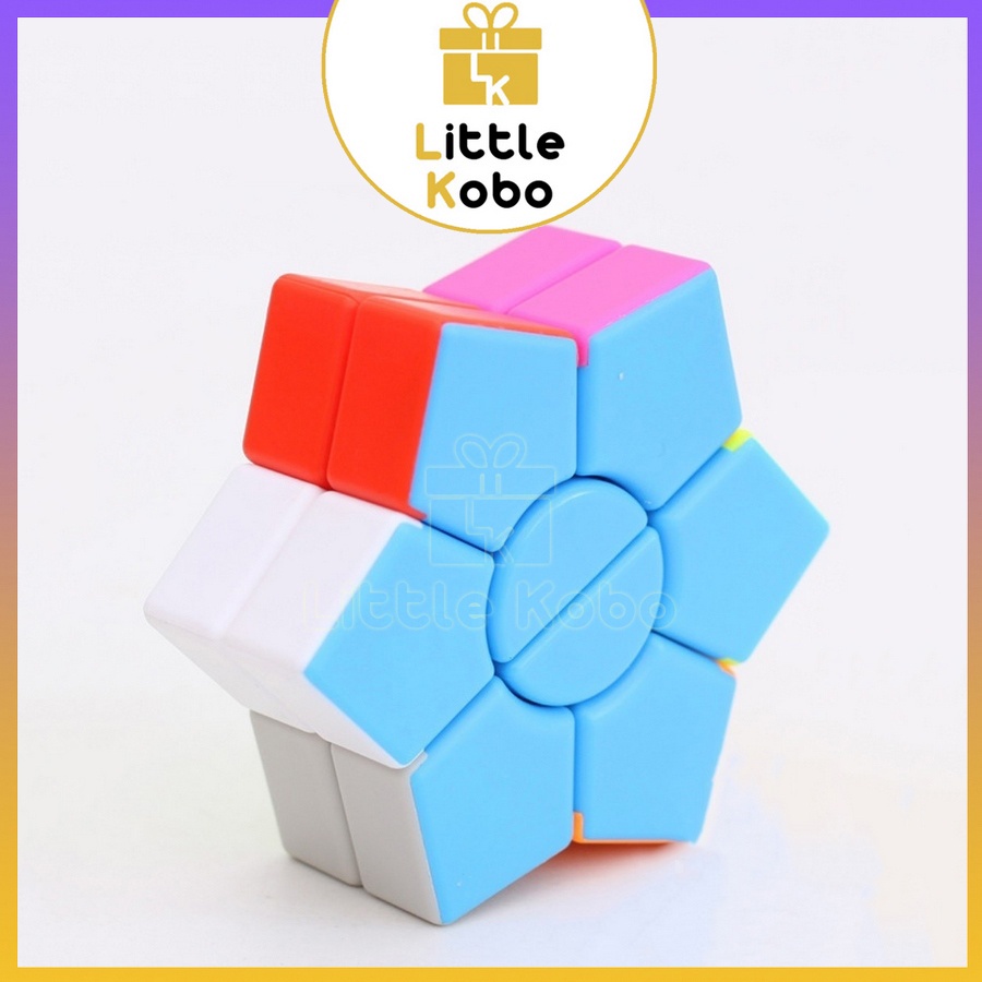 Rubik 2-Layer Super Square-1 Star Stickerless Rubic Biến Thể Đồ Chơi Trí Tuệ Trẻ Em Phát Triển Tư Duy - Little Kobo