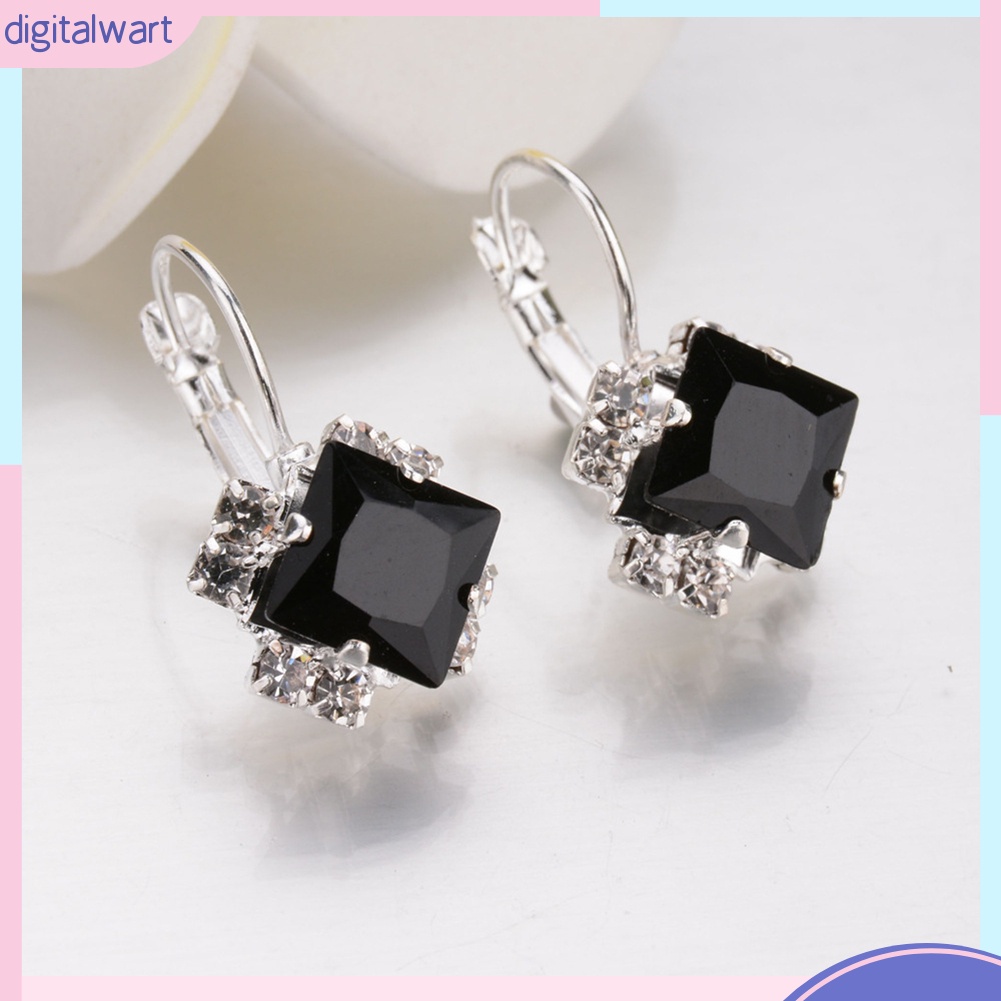 Khuyên Tai Nữ Trang Đính Đá Pha Lê Tạo Hình Độc Đáo