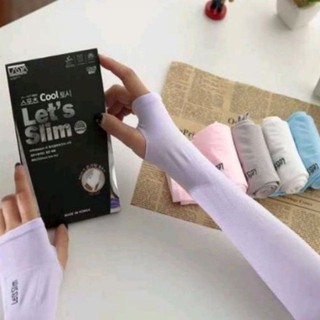 Găng Tay Chống Nắng Let's Slim | Găng Tay Đi Nắng Xỏ Ngón Hàn Quốc