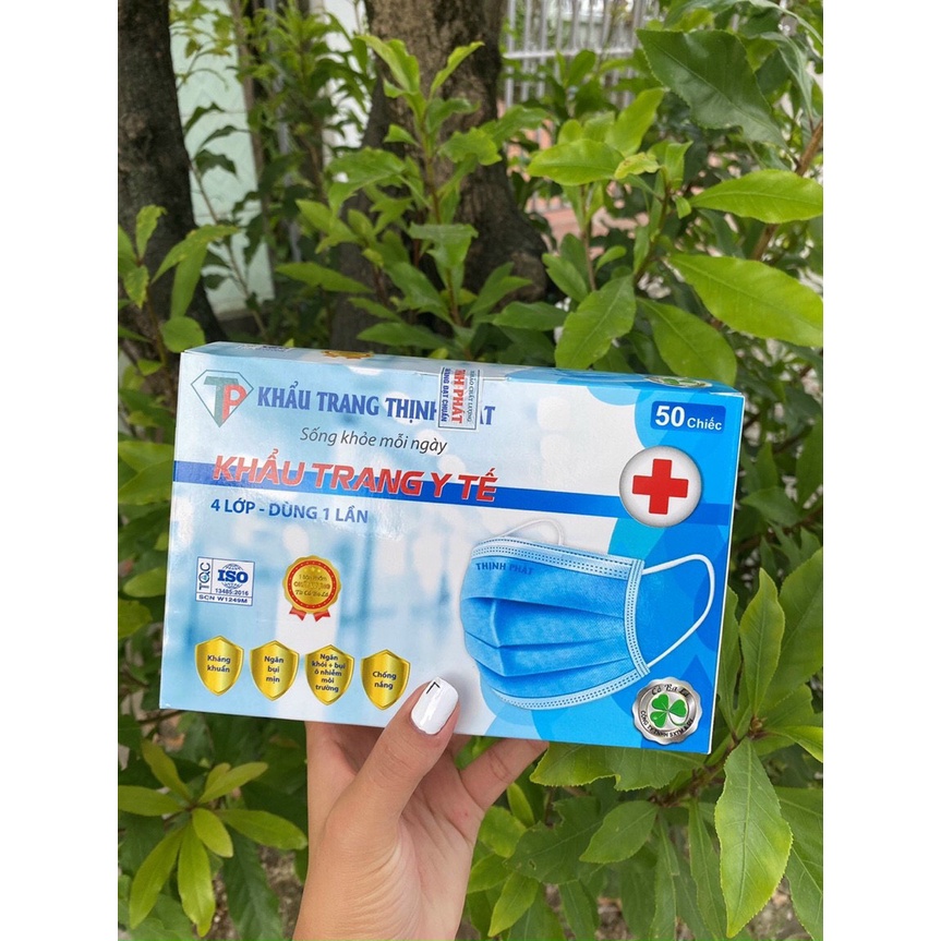 HỘP 50C KHẨU TRANG CAO CẤP 4 LỚP KHÁNG KHUẨN