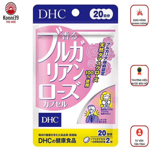 VIÊN UỐNG DẦU HOA HỒNG THƠM CƠ THỂ DHC