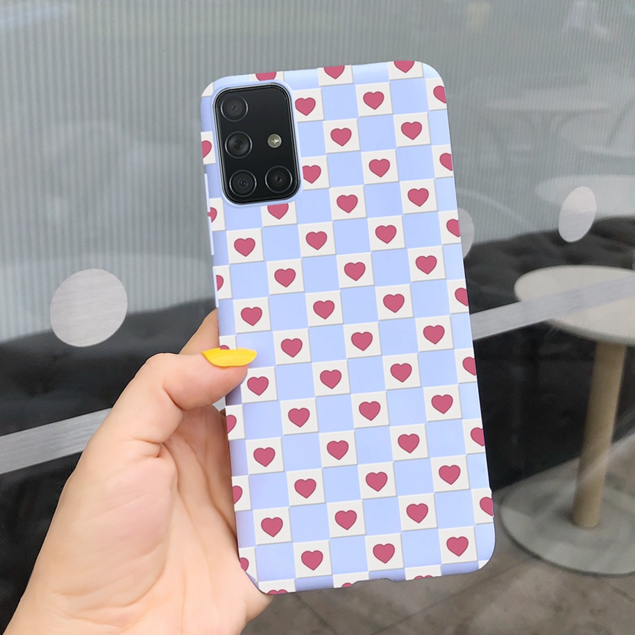 Ốp điện thoại silicon mềm bo viền họa tiết hoạt hình cho Samsung Galaxy A51 A71 SM-A515F SM-A715F A 51 A 71 4G