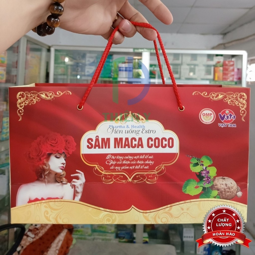 Sâm Maca COCO, tăng cường nội tiết tố nữ, đẹp da, hộp 3 lọ - Thiên Y Pharmacy