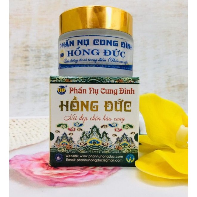 Phấn Nụ Cung Đình Huế 20gr - Hàng Gia Truyền, Phấn Nụ Hoàng Cung Hồng Đức