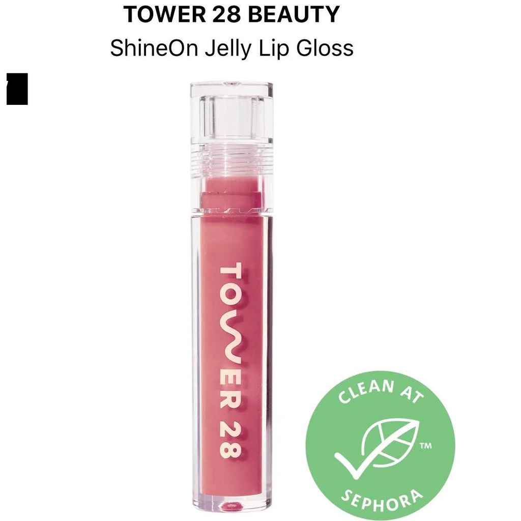 🌿💄 Son bóng dưỡng môi Tower 28 Beauty ShineOn Jelly Lip Gloss