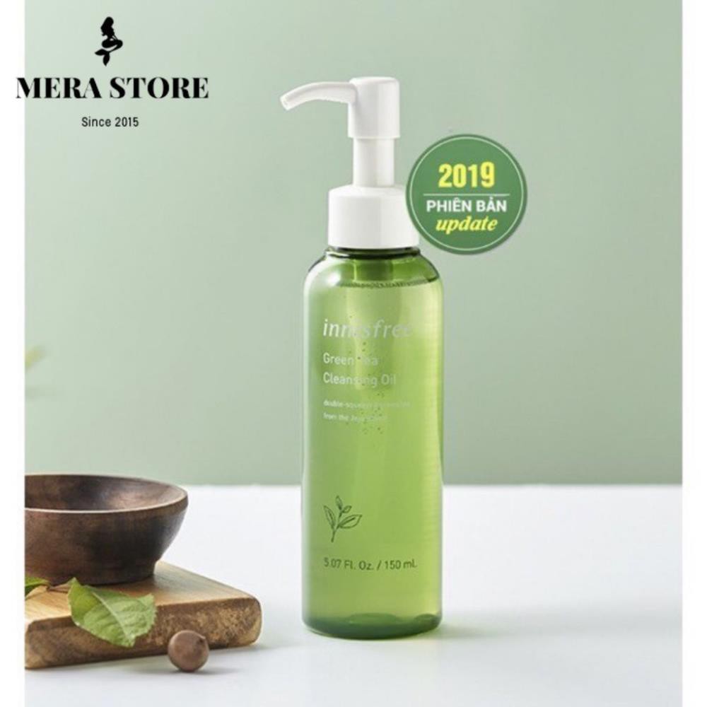 💝 Hàng Chính Hãng 💝 Dầu Tẩy Trang Chiết Xuất Từ Trà Xanh Innisfree Green Tea Cleansing Oil 150ml