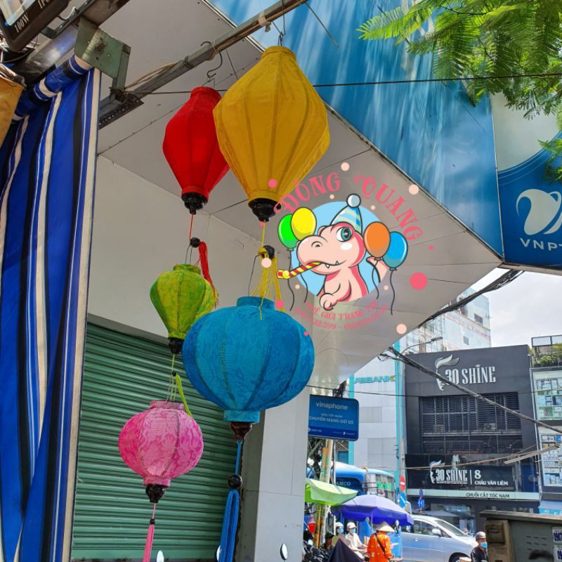 Đèn lồng Hội An hình dáng  10cm,20,30cm