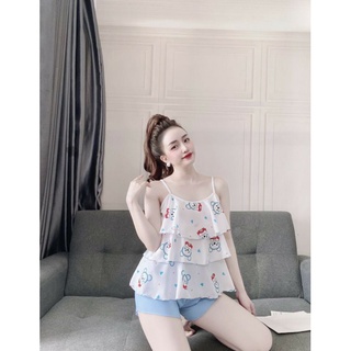 Sét đùi lụa tầng