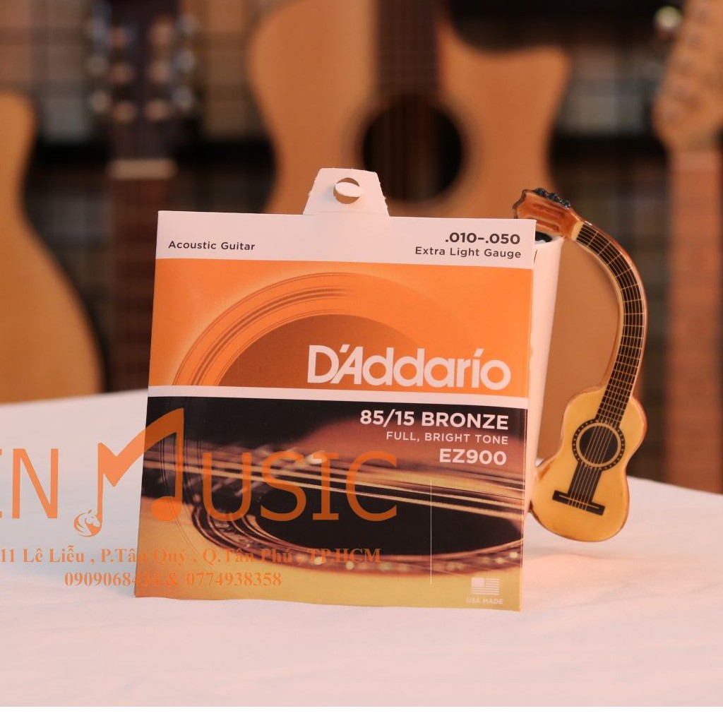 Dây đàn Guitar Acoustic D'Addario EZ900, EZ910 [ Loại 1 ]