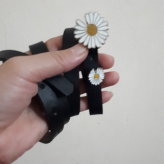 thắt lưng hoa cúc dây nịt 2 hoa cúc