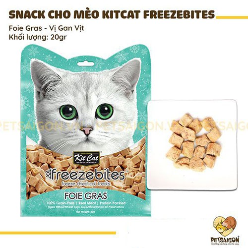 [CHÍNH HÃNG] SNACK ĂN VẶT KITCAT FREEZEBITES CHO MÈO