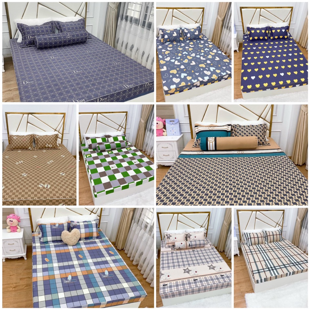 GA GỐI COTTON HÀN 100% TRẦN BÔNG, BO CHUN HÀNG LOẠI 1 shop uy tín