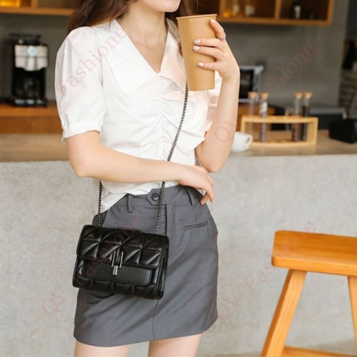 Túi đeo chéo mini cho nữ, Túi đeo chéo đeo vai đi chơi thanh lịch trẻ trung - QV Fashione