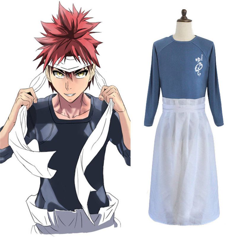 Mới Áo Sơ Mi Hóa Trang Shokugeki no Soma Yukihira Souma Cá Tính