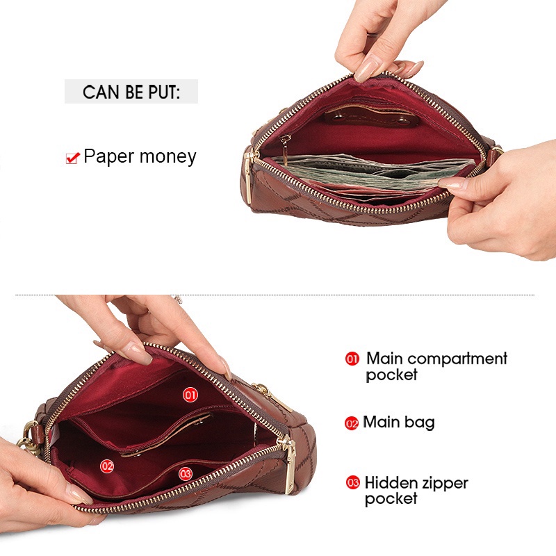 Ví cầm tay Cobbler Legend chất liệu da dáng dài có khóa kéo thời trang cho nam