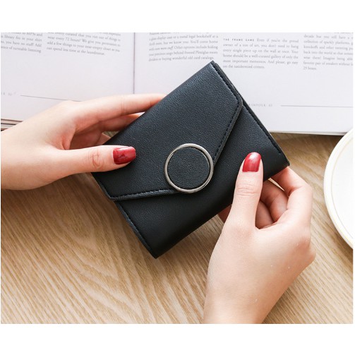 [CỰC RẺ] VÍ DA NỮ YOUNG NÚT TRÒN V178 PHONG CÁCH HAN QUỐC | BigBuy360 - bigbuy360.vn