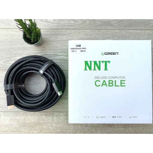 Cáp HDMI dài 15M cao cấp hỗ trợ Ethernet + 4k 2k HDMI chính hãng Ugreen 10111