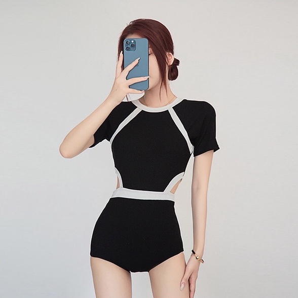 [ĐỒ BƠI CAO CẤP] Bikini 1 mảnh tay dài cut out cá tính (nhiều kiểu)