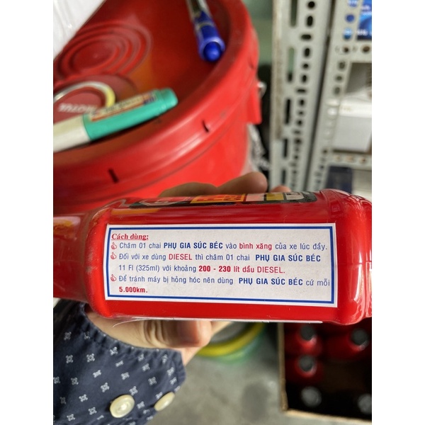 Phụ gia súc béc STOP xúc xăng và dầu