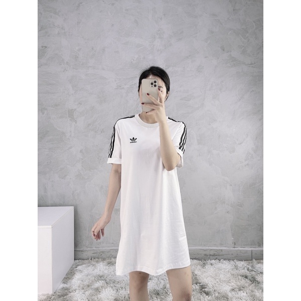 Váy suông Adidas sọc lưng