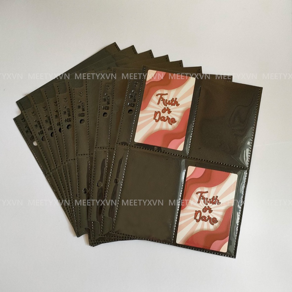 Bìa Binder Huijin A5 2 còng dùng cho sheet Meet A5 2 lỗ