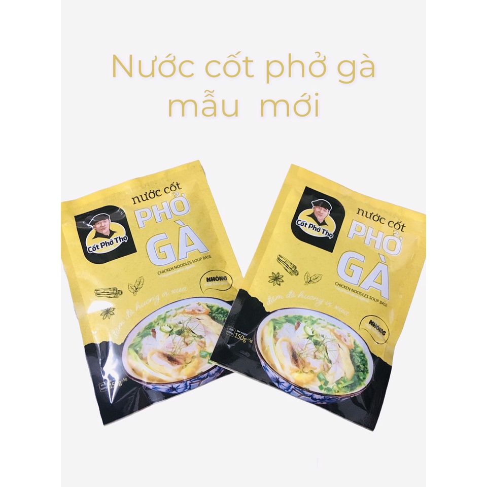 Cốt Phở Gà Chính Hãng, Nấu Phở Chuẩn Hương Vị Hà Thành, Chất Lượng, Nhanh, Siêu Tiện Lợi (ảnh thật)