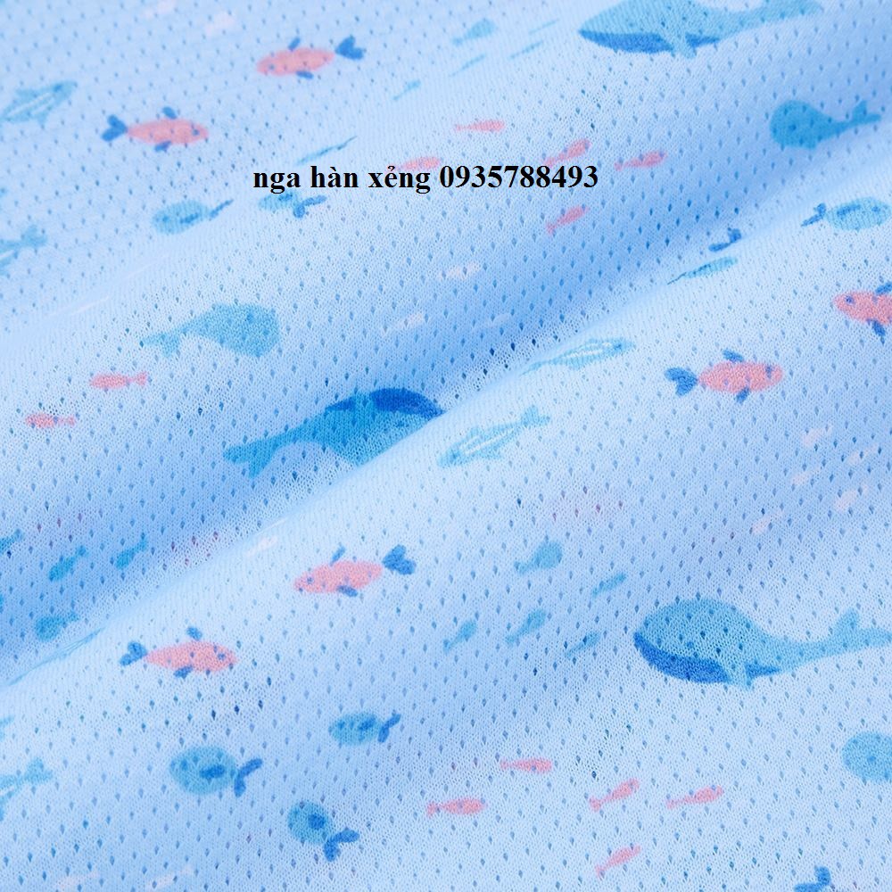 Set 3 áo cộc tay chất cotton lưới thông hơi Uniqlo cho bé