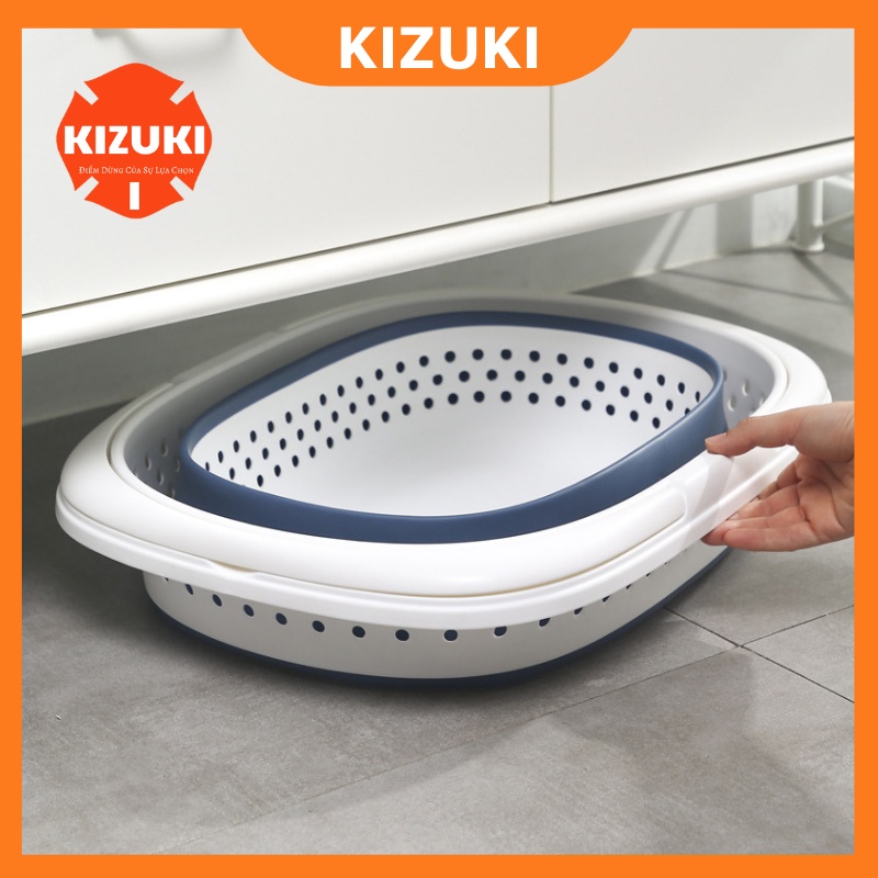 Giỏ Đựng Quần Áo Máy Giặt Bằng Nhựa Gấp Gọn Kiểu Bắc Âu⚡⚡Giỏ Đựng Đồ Treo Tường Nhà Tắm Có Quai Tiện Lợi