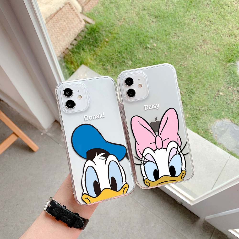 DISNEY Ốp Điện Thoại Tpu Mềm Chống Sốc In Hình Vịt Donald Cho iPhone 11 12 13 pro max XS X XR XSMax 7 8 6 6s plus 5 4 SE 2020