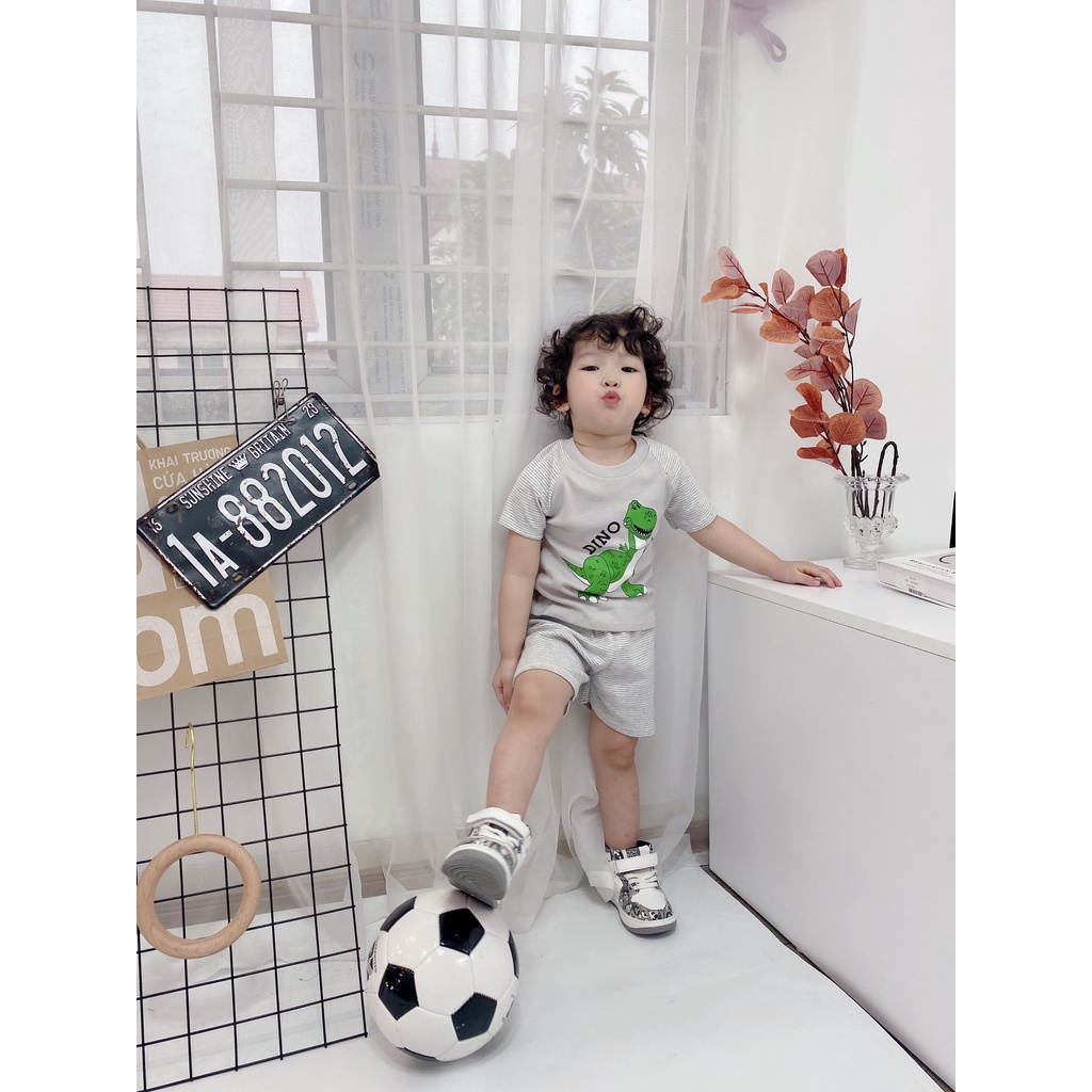 Bộ cotton borip Carter bé trai chất mềm co giãn thoải mái chất 100% cotton