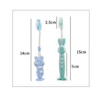Sét 4 Bàn Chải Đánh Răng Cho Bé Hình Thỏ Gấu