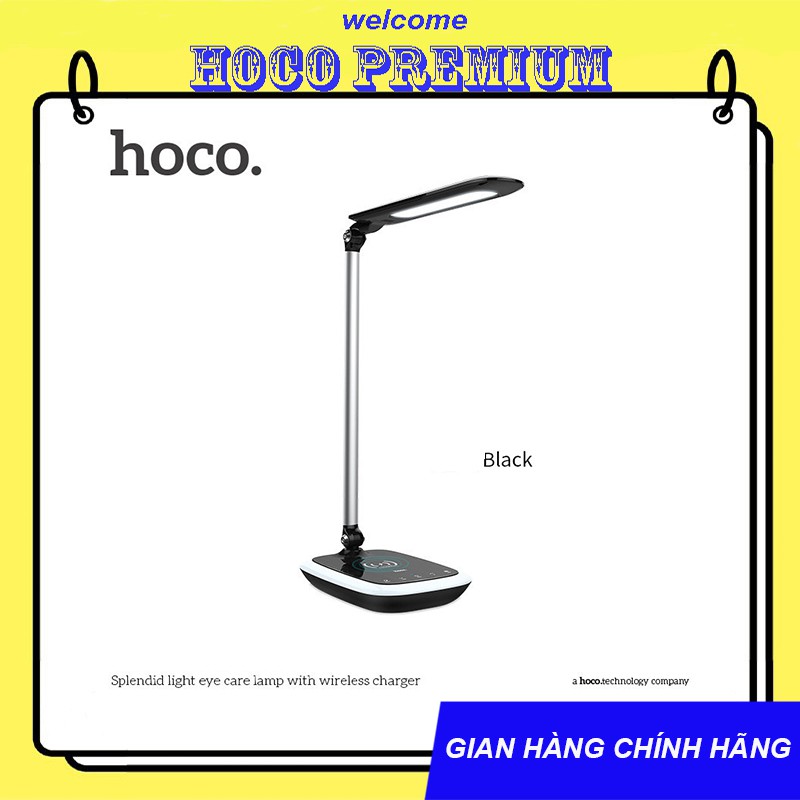 ĐÈN LÀM VIỆC CHỐNG CẬN KIÊM SẠC KHÔNG DÂY HOCO SPLENDID LIGHT - CHÍNH HÃNG