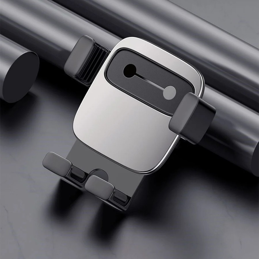 Bộ đế giữ điện thoại trên xe hơi Baseus Cube Gravity Vehicle-Mounted Holder (Air Vent, Navigation Car Mount) -LV599-AI-B