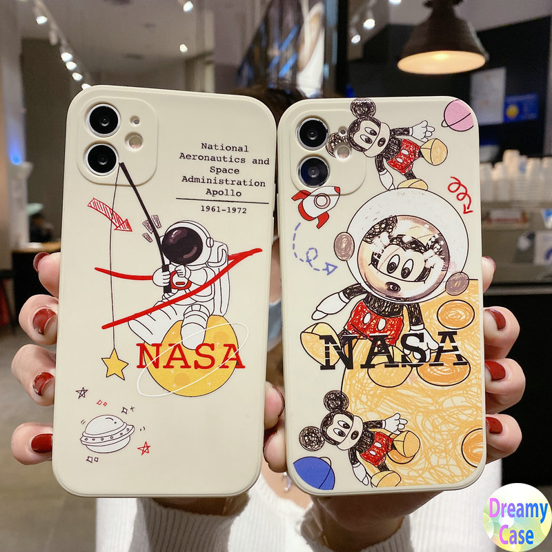 NASA Ốp Lưng Phong Cách Vũ Trụ Cho Oppo A52 A92 A31 A91 Reno 3 A5 A9 2020 F11 F9 A7 A5S A12 A11K Ax7 A3S A12E F1S A83 A39 A57 Reno 4z 5g Realme C1 2 Pro