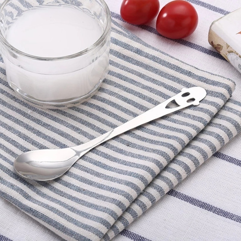 Muỗng Cà Phê Bằng Thép Không Gỉ Hình Mặt Cười