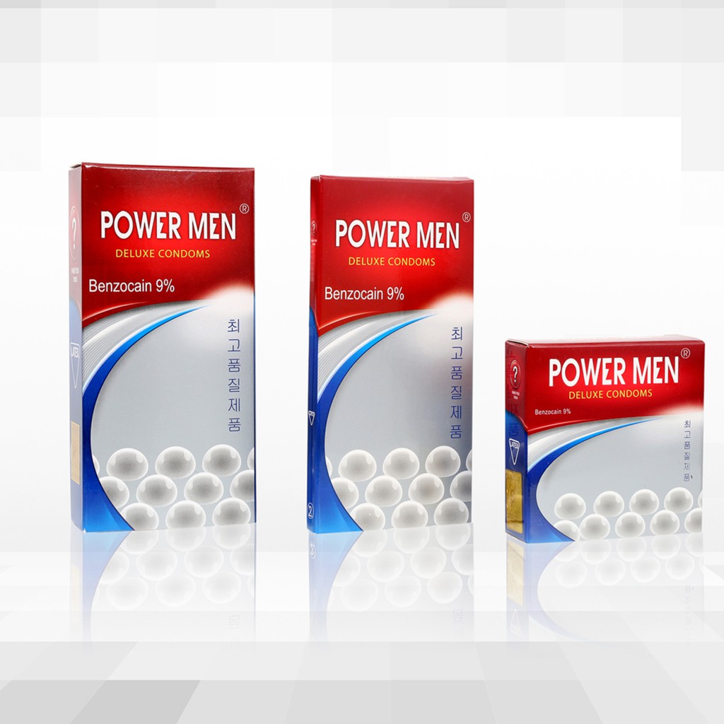 Combo 2 Hộp Bao cao su POWERMEN Longer Plus New Chống xuất tinh sớm Hộp 12 chiếc