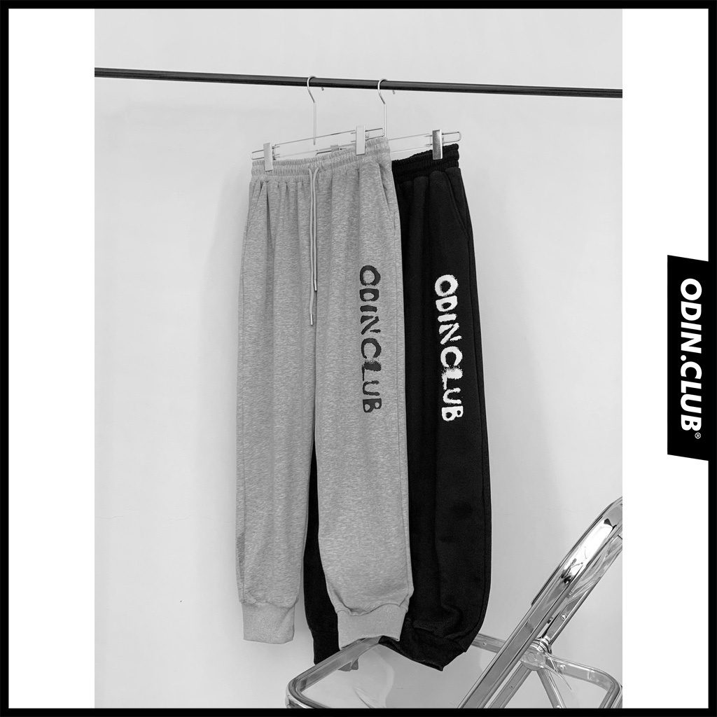 Quần nỉ ODIN CLUB, Quần dài bo gấu nam nữ unisex, Local Brand ODIN CLUB